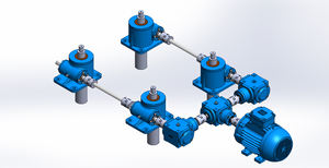 Vis à vis sans fin Crics Boîte <span class=keywords><strong>de</strong></span> vitesses <span class=keywords><strong>pour</strong></span> plate-forme ou Table élévatrice Vis à vis sans fin - Product Image 6