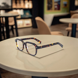 2025 thời trang Kính quang học <span class=keywords><strong>demi</strong></span> Khung kính Trọng lượng nhẹ <span class=keywords><strong>Acetate</strong></span> in hình chữ nhật Bình Phương chống màu xanh - Product Image 6