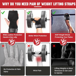 エルゴノミックレザージム用カーボンファイバー体操ハンドグリップリフティングカレーラスクロスフィットネグリッププルアップ筋力トレーニング - Product Image 3