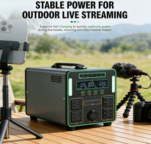 2000W 3456Wh Lithium-Eisenphosphat <span class=keywords><strong>Powerman</strong></span> Outdoor Tragbare Powerstation 220V Große Kapazität Kompakt Reine Sinuswelle für - Product Image 6