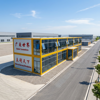 Maisons préfabriquées en conteneurs et maisons modulaires utilisées comme logements temporaires sur les chantiers de construction et après les catastrophes