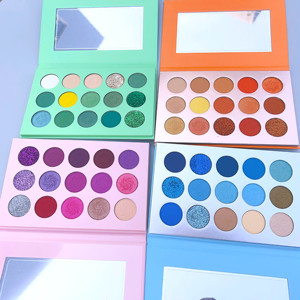 Thấp moq nhãn hiệu riêng 15 màu sắc cao sắc tố Eyeshadow Palette không có logo tàn ác miễn phí thuần chay trang điểm <span class=keywords><strong>Eye</strong></span> <span class=keywords><strong>Shadow</strong></span> Palette - Product Image 3