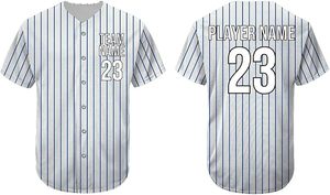 Tontons usine personnalisé en gros équipe de Baseball transfert de chaleur imprimé respirant 100% Polyester unisexe Vintage maillots Streetwear - Product Image 6