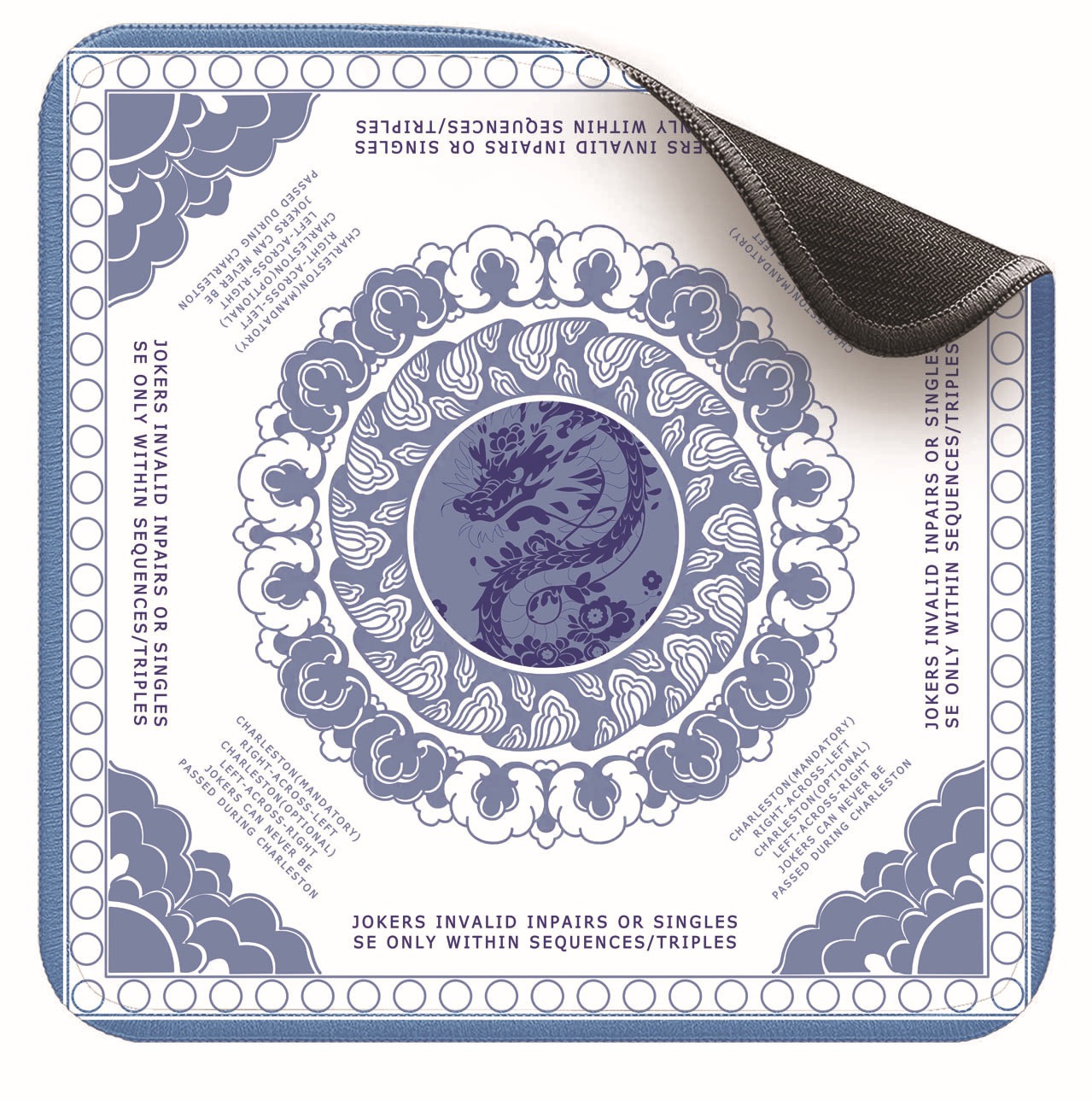 Violet (lignes à motifs de dragon)