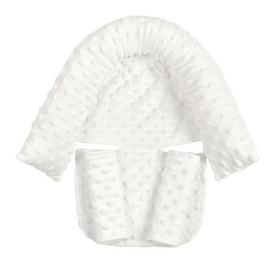 Ensemble de sécurité pour bébé en polaire à bulles ultra-douce Accessoire transfrontalier 9 couleurs avec oreiller et protecteur de ceinture de sécurité - Product Image 1