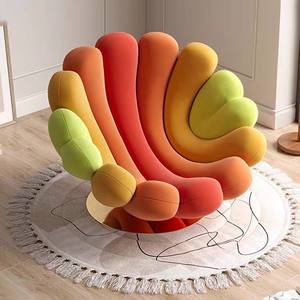 Fauteuil simple coloré au design de luxe 2025 Fauteuil de salon pour la maison - Product Image 2