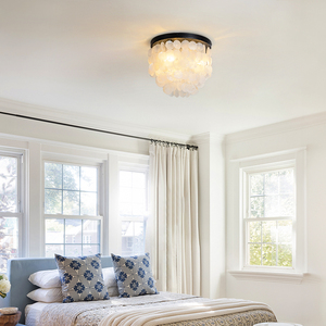 Lámpara de techo de carcasa minimalista nórdica, 3 bombillas, iluminación montada en el techo, luces de techo para el hogar, dormitorio, sala de estar - Product Image 6