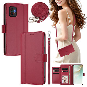 Étui portefeuille pratique avec 9 emplacements pour cartes et cordon bandoulière pour Samsung <span class=keywords><strong>Xcover</strong></span> 7 Pro <span class=keywords><strong>5G</strong></span> 6 <span class=keywords><strong>5</strong></span> M62 F62 M56 M55 M54 M53 - Product Image 6