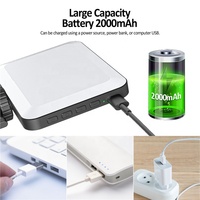 Mini lampe à clipser pour téléphone portable, lumière LED pour selfie, 3000K-6500K, réglable en intensité, avec batterie pour iPhone, ordinateur portable/PC, photographie vidéo
