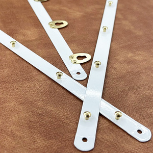 Meilong Accessories Steel Buckle 3-Hook White Plated Fastener For Underwear Shapewear - Product Image 3