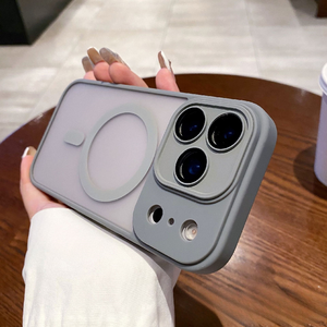 <span class=keywords><strong>Coque</strong></span> de téléphone magnétique translucide mate X323 pour <span class=keywords><strong>iPhone</strong></span> 17 Air 16 16e 15 <span class=keywords><strong>14</strong></span> 13 12 <span class=keywords><strong>Pro</strong></span> Max Plus avec charge sans fil et protection d'objectif rigide - Product Image 3