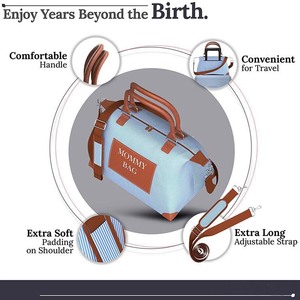 <span class=keywords><strong>Bolsa</strong></span> de <span class=keywords><strong>maternidad</strong></span> para pañales de bebé, bolso de <span class=keywords><strong>maternidad</strong></span> personalizado, impermeable, cómodo, de hombro, para <span class=keywords><strong>hospital</strong></span> - Product Image 2