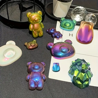 Poudre de Mica miroir 10 couleurs pour bricolage artisanat 3g par artisanat effets de changement de couleur bijoux Graffiti Silicone moule artisanat fournitures