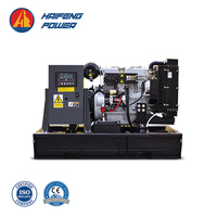 Générateur diesel 40kW 50kVA Unité de secours d'urgence économe en carburant et sans entretien Livraison en 3 jours Cadre ouvert technique 24/7