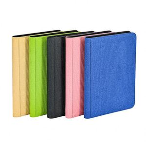 สมุดเก็บการ์ดเกมแบบซิป PU กันน้ำ สีพื้น 9 ช่อง ขายดี - Product Image 1