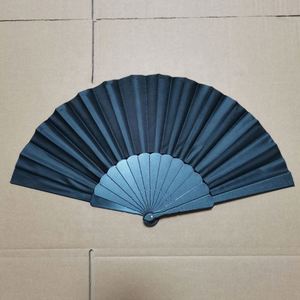 Abanico de Tela y Plástico Negro, Plegable, para Regalo, Manualidades, Decoración - Product Image 5