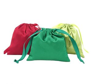 Sac à cordon en toile de coton biologique personnalisable avec double cordon, sac anti-poussière personnalisé pour cadeau - Product Image 3