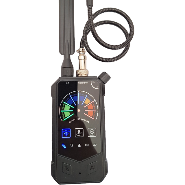 48 Hours Anti-wiretapping 10MHz to 8600MHz Search Camera Anti-tracking GPS GSM Mini High Sensitivity Signal AI Detector Device