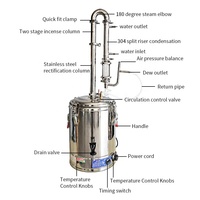 Distillateur électrique distiller de romarin arbre à thé australien extracteur d'huile essentielle pure de camomille avec séparation automatique 33l