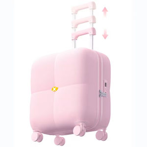 <span class=keywords><strong>Valise</strong></span> à vin universelle pour ordinateur portable 2025, <span class=keywords><strong>valise</strong></span> adaptée aux avions, 20 pouces, rose, fermeture éclair YKK, légère, OEM/ODM - Product Image 4