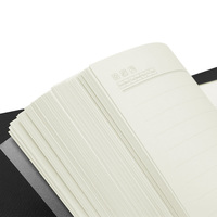 Carnet de notes A5 en cuir bleu avec serrure intelligente à empreinte digitale, organiseur, 80 feuilles, journal personnalisé avec impression fine