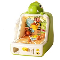 Nouveau jeu d'arcade de mini-basket pour enfants Dinosaure, machine de tir électronique de table avec comptage des points, cadeau sportif d'intérieur pour enfants
