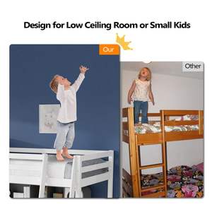 Escaliers de <span class=keywords><strong>lit</strong></span> <span class=keywords><strong>Junior</strong></span> Low Loft pour enfants et adolescents Taille double en bois <span class=keywords><strong>blanc</strong></span> avec support à lattes en bois Aucun sommier requis - Product Image 6