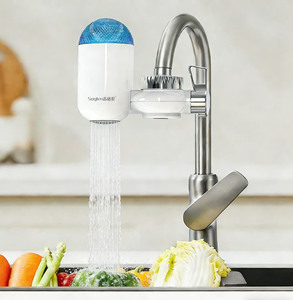 Mini purificateur d'eau domestique pour la consommation, 0,2 micron, eau alcaline, purificateur d'eau du robinet, filtre à eau - Product Image 1