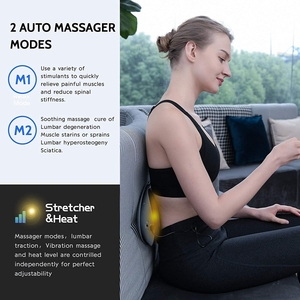 Cordless Rechargeable Lumbar Traction Device Waist Lower <b>Back</b> <b>Massager</b> With Heat <b>Vibration</b> ST-1201 Lumbar Traction Device ST-120 - Product Image 6