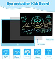 Tablette d'écriture électronique LCD colorée de 16 pouces pour enfants de 3 à 12 ans, dessin et écriture numériques, matériau plastique, fabriqué en Chine