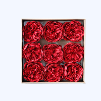 Grande tête de fleur de pivoine en savon faite à la main pour décorations de mariage, de remise de diplôme, accessoires de photographie, paysage artistique écologique