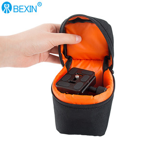 Bexin <b>Camera</b> Lens Case 9x9x10cm Zipper Oxford Fabric Protective <b>Bag</b> For Photography Equipment - Product Image 3