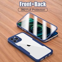 Accessoires de luxe pour téléphones mobiles, coques de protection pour Samsung GALAXY S23 S24 Plus S25fe S26 Ultra, protection intégrale 360°, coque en TPU PC