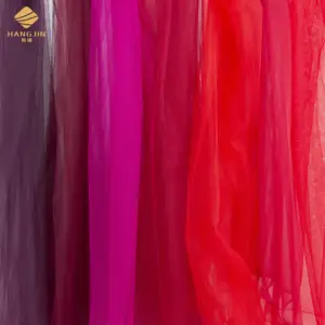 Vải Lưới Vải Tuyn Mềm Polyester Vải Tuyn Màu Đỏ Vải Lưới Tricot Lưới Màu Đỏ Sẫm Vải Tuyn