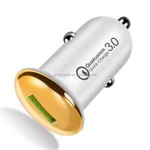 Factory Wholesale QC3.0 18W Fast Charging USB Car Charger Adapter for Mobile Phone with <b>Fireproof</b> PC <b>Material</b> - Product Image 6