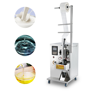 Automatic plastic small packing machine price in india cream filling sachet sealing liquid packaging machine