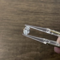 Pack d'échantillons à faible MOQ, diamant synthétique de laboratoire 1 carat de forme ovale pour micro-pavé, commande d'essai économique