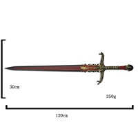 Espada Larga de Simulación de Warcraft, Réplica de Excalibur de Elfo Oscuro, Espada de Juguete de PU, Armas Periféricas de Anime, 120x30cm, Cosplay de Halloween