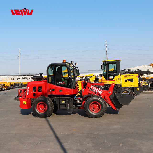 Factory Direct 1 Ton Kubota EPA/E5 Engine Mini Multi-Attachment Front End Telescopic Wheel Loaders CE Certified Log Loader