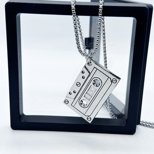 Hipster Fashion Punk Street <span class=keywords><strong>Rock</strong></span> Hip Hop lungo maglione catena accessori personalità della moda collana a nastro retrò per uomo donna - Product Image 3