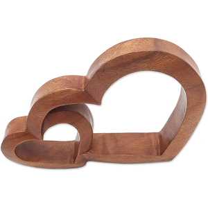 Décoration de <span class=keywords><strong>coeur</strong></span> <span class=keywords><strong>en</strong></span> <span class=keywords><strong>bois</strong></span> <span class=keywords><strong>sculpté</strong></span> <span class=keywords><strong>en</strong></span> forme de <span class=keywords><strong>coeur</strong></span> Offre Spéciale Sculpture <span class=keywords><strong>en</strong></span> <span class=keywords><strong>bois</strong></span> reliant les coeurs Sculpture - Product Image 4