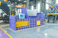 Presse à balles horizontale pour déchets textiles, tissus, restes de tissus, tapis et chiffons – Prix usine