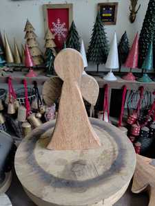 Adorno Navideño de Madera con Forma de Ángel, Figura Irregular para Decoración Festiva, 3 Pulgadas, Decoración para Estantes, Adornos Navideños al por Mayor, LIMITLESS HUNCH - Product Image 4