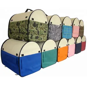 Folding Small Pet Bag Portable Pet Soft Crate Outdoor Travel Pet Carrier Bag For Cats Dogs