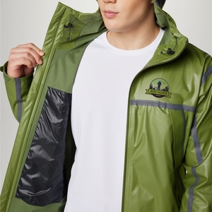 Vestes coupe-vent imperméables légères pour hommes, logo personnalisé, pliables, pour la course à pied, la randonnée, la pluie, le cyclisme, respirantes, fines, à col montant - Product Image 6