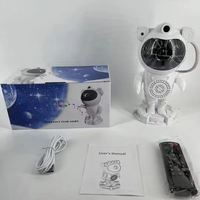 Projecteur Galaxie Astronaute, Projecteur d'Étoiles et de Nébuleuses, Haut-parleur Musical, Minuteur, Veilleuse pour Enfants, Cadeau, Lampe Décorative pour la Maison