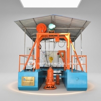 Machine de dragage de sable de qualité commerciale et pompe à sable submersible pour mini-dragues et dragage de bassins