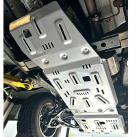 Plaque de protection de châssis en alliage Al-Mg FK 8 mm pour Baic BJ40L/BJ40C/BJ40P 2.0T/2.3T Essence (2019-2023) Protection du dessous de caisse du moteur Tout-terrain