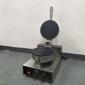 Tabletop Mosquito Coil <b>Waffle</b> <b>Maker</b> 1200W Stainless Steel Electric Round <b>Waffle</b> Stove For Bread Cake Sandwich Making - Product Image 2