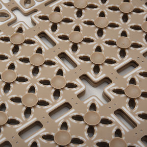 מודרני דקורטיבי פלסטיק צבע מוצק דקורטיבי פלסטיק עמ '+ tpe רצפת מחצלת אופנה יבש - Product Image 6